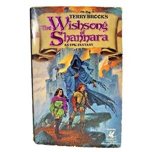 The Wishsong of Shannara Terry Brooks Hardcover Vintage 1985 Del Rey Paperback